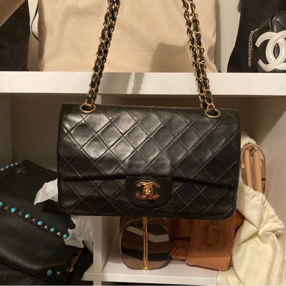 CHANEL Handbags - Guaranteed authentic CHANEL vintage double flap bag 24k gold hardware